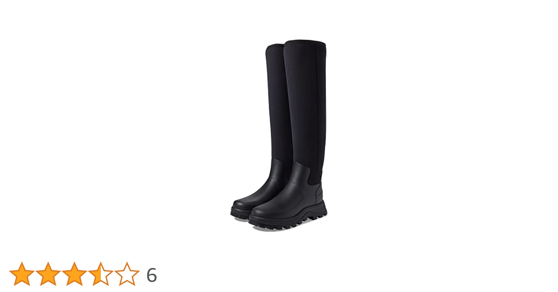 Hunter Women's City Explorer Tall Rain Boot, Black, 5